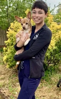 Marina, veterinary assistant