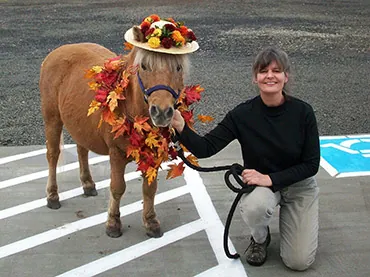 Fabio Thomas, dressed up for the Harvest Carnival